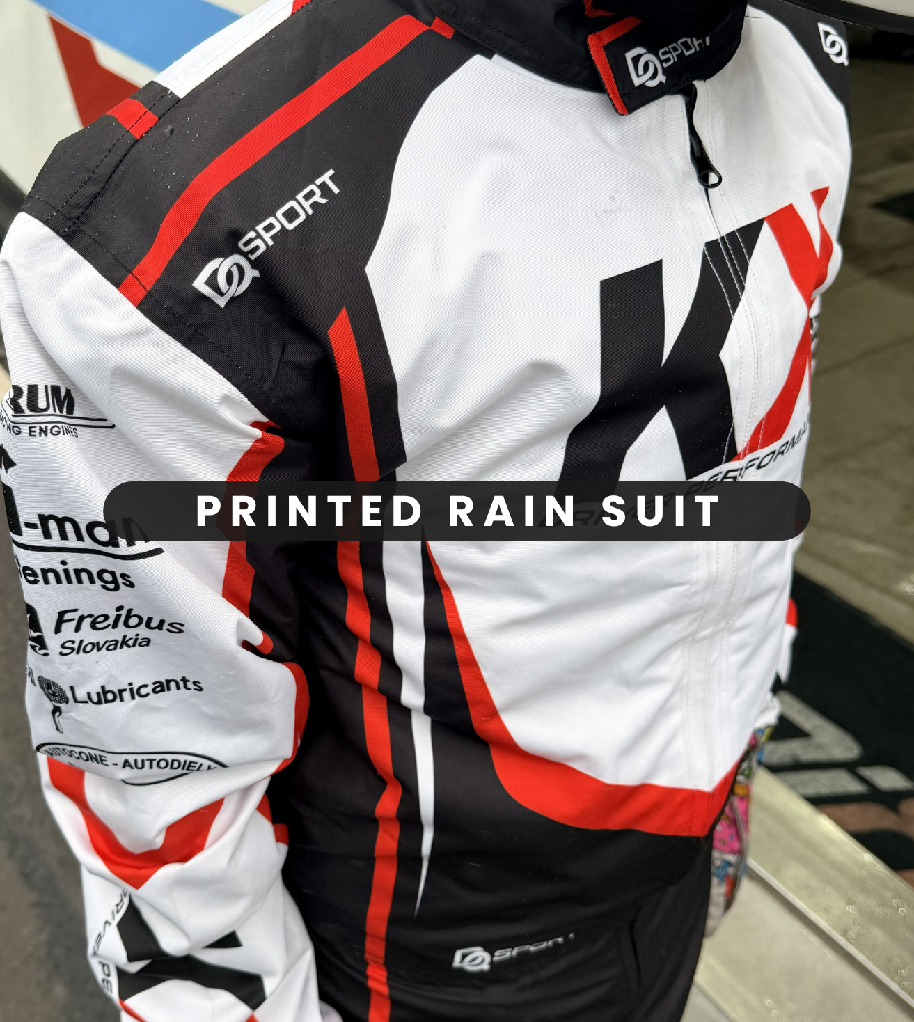 Printed wet suit